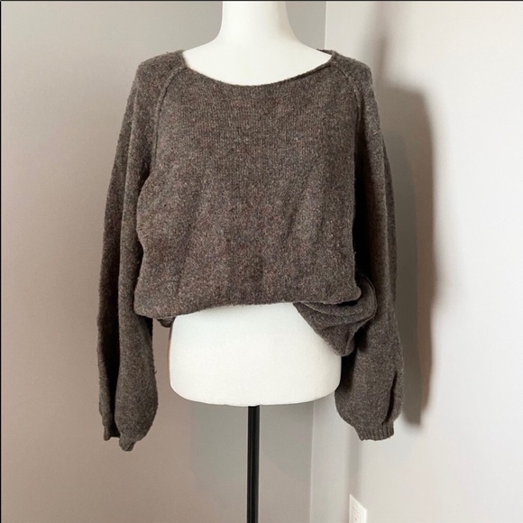 Wilfred Wool Blend Balloon Sleeve Sweater - Picture 3 of 7
